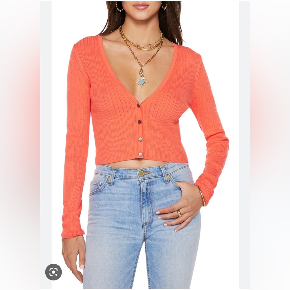 Ramy Brook Corey Knit Cardigan Mimosa